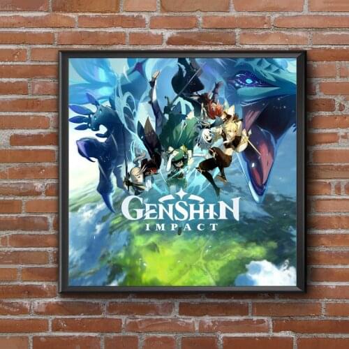 Genshin Impact Video Game Poster Wall Painting Home Decoration ( No Frame )
