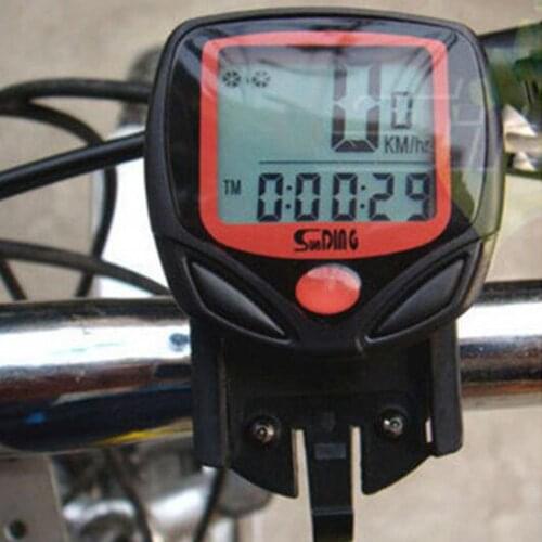 Practical Bicycle Computer Stopwatch Bike Digital LCD Display Computer Speedometer Odometer Cycling Riding Accessories