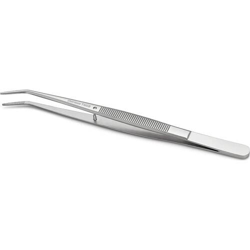 Aktion Twe-6 Stainless Steel Tweezers Serrated Pin