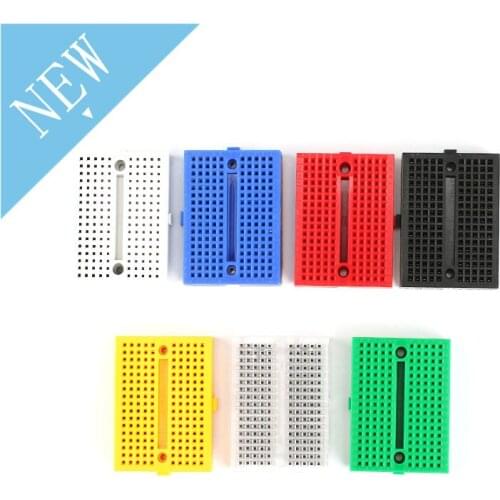 SYB-170 Mini Solderless Prototype Breadboard for Arduino Bread Board 170 Tie-points Experiment Test Electronic DIY Kit SYB 170