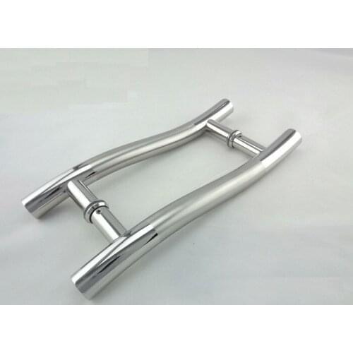 UNILOCKS S Design Storefront Door Pull Handles Tubing Stainless Steel For Entry/Glass/Wood Door