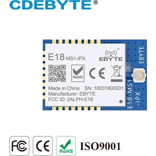 Zigbee IO CC2530 2.4Ghz 2.5mW IPX Antenna E18-MS1-IPX IoT uhf Mesh Network Wireless Transceiver Transmitter Receiver RF Module