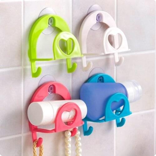 2pcs New Suction Sink Shelf Soap Sponge Drain Rack Multi-Purpose Bathroom Kitchen Sucker Storage Special Offer Promotion