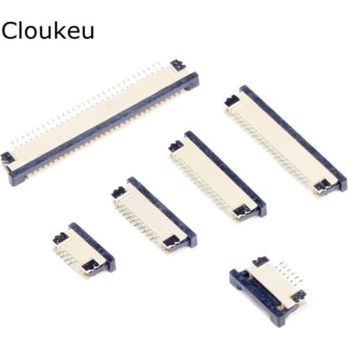 10Pcs FPC Connector cable socket 1.0MM 24Pin Drawer Top contact type