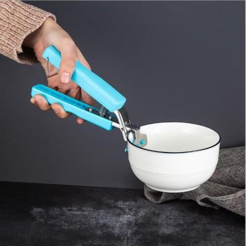100pcs Kitchen Tool Anti-hot Bowl Clip Plate Dish Pan Gripper Clamp Microwave Oven Tongs Tool HUG-Deals