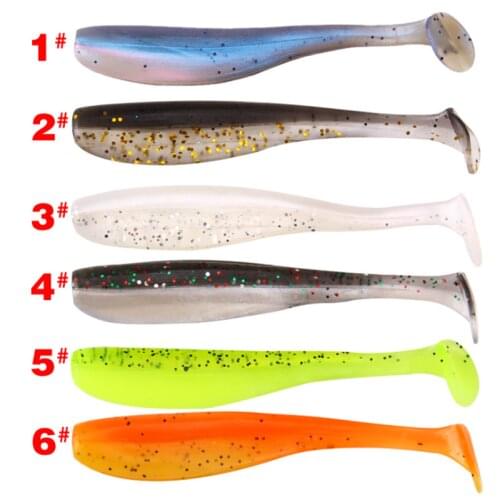 20pcs Fishing Lure1.9g/6.5cm Attract Predators Bite Hook Crystal Smooth Soft Bait 3D Eye Strong Reflection Flash Powder Texture