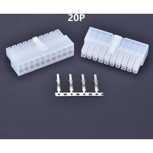 200 sets Automotive electronic wire connector plug 5557 kits 20P 22P 24P 4.2mm female Electrical Socket With terminal