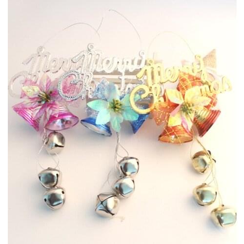 24(inch)Fit Festival Christmas Decoration Pendants Christmas Day Large bell New year Party