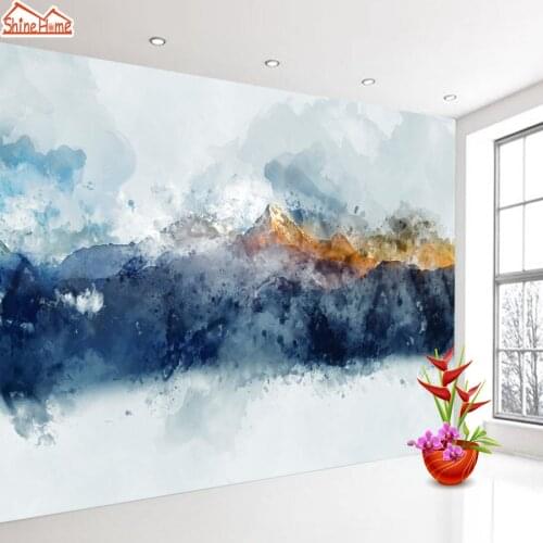 Lountain Landscape 3D Wallpaper Waterproof Wall Papers Home Decor Living Room Self-Adhesive Peel Stick Wallpapers Contact Paper