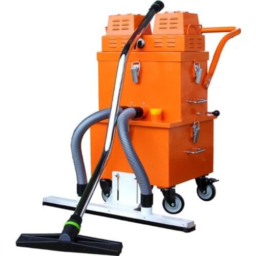 50L Industrial wet and dry floor construction vacuum cleaner with concrete floor grinding machine