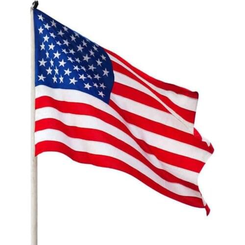90cmX150cm 3x5FT NO 4 Jumbo 3'x5' FT Polyester American Flag USA US Be Proud&Show off Your Patriotism