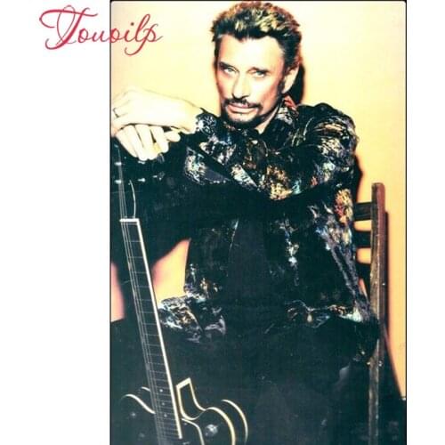 5d diamond embroidery,portrait,5d diamond painting johnny hallyday full diamond mosaic pictures of rhinestones cross-stitch kits