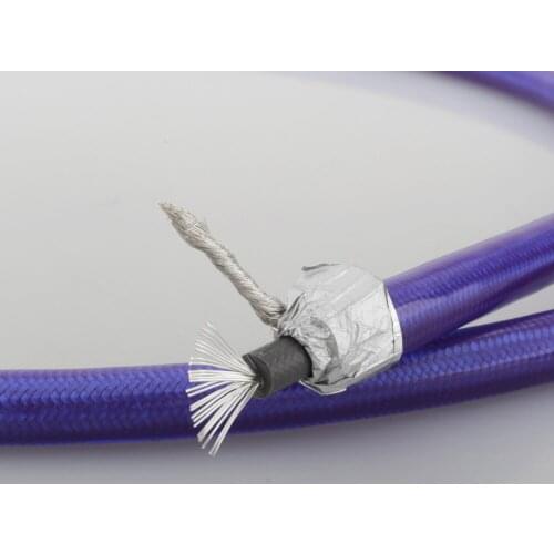 Audiocrast D01 Silver Plated Silver plated RCA Digital cable coaxial cable silver plated for DIY
