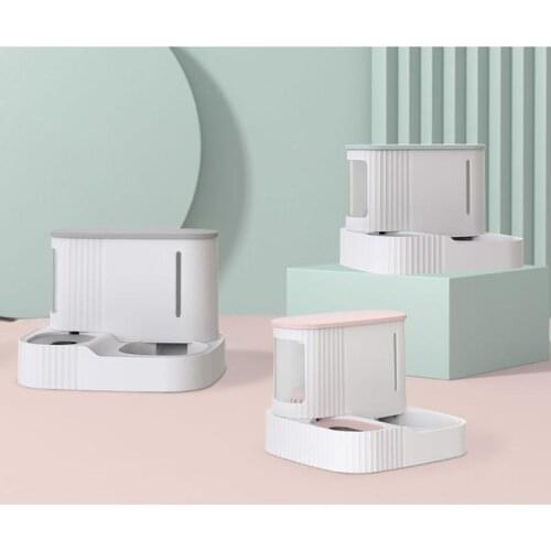 3L Pet Automatic Feeder Dog Feeding Bowls Dry Food Storage 0.85L Cat Water Dispenser Fountain Bottle Machine For Pet Supplies