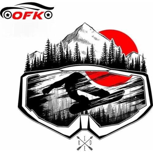 Car Stickers Decor Motorcycle Decals for Snowboard Mask Decorative Accessories Creative Sunscreen Waterproof PVC,13cm*13cm