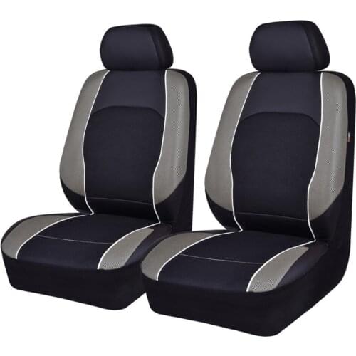 Car seat covers 2 front seat pvc and sandwich covers auto accessories interior car goods car seat linings for peugeot 206