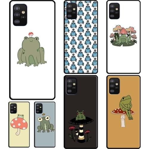 Mushroom frog Case For Samsung A51 A71 A41 A31 A11 A21S A20e A21S A10 A20S A40 A50 A70 A12 A32 A52 A72