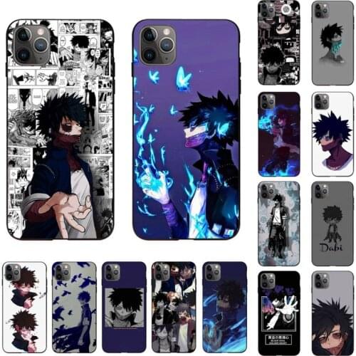 Yinuoda Dabi My Hero Academia anime Phone Case for iPhone 11 12 pro XS MAX 8 7 6 6S Plus X 5S SE 2020 XR cover