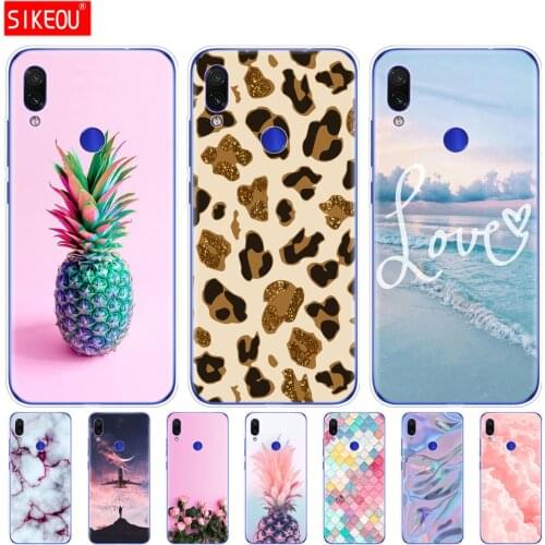 Case For Xiaomi Redmi Note 7 Case Silicon Painting Soft TPU For Xiaomi Redmi Note 7 Case 6.3 Inch Fundas Coque Redmi Note7