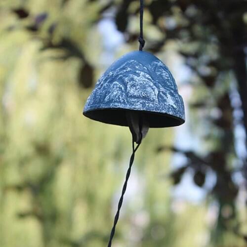 Cast Iron Hanging Decorations Hand Bells Windbell Wind Chimes Home Garden
