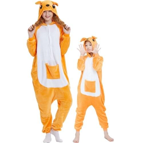 Unisex Blanket Sleepers Onesies Kids Kangaroo Pajamas For Children Animal Cartoon Baby Costume Winter Boy Girl Licorne Jumspuit