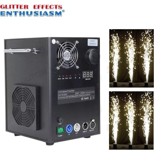 Dmx control stage cold spark fountain machine for wedding party