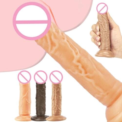 Dildo Penis Suction Cup No Vibrator Sex Toy For Women Big Realistic Dildos Female Masturbator Anal Butt Plug Adult Couples Games