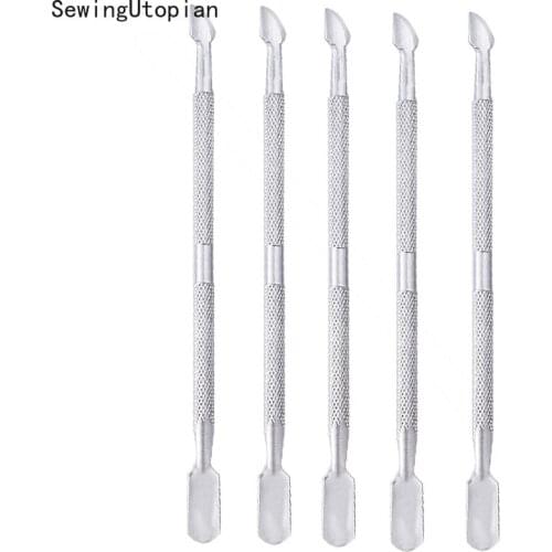 5PCS Stainless Steel Dual Head Glue Stick for Leather Handicraft Glue Stick Handcraft Leather Tools