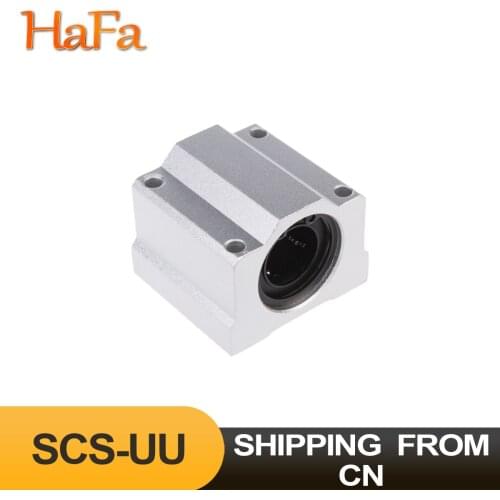 Linear Ball Bearing Slide Block SCS6UU SCS8UU SCS10UU SCS12UU SCS16UU 13/20/25/30/35/40/50/60UU CNC 3D Printer Shaft Rod Parts