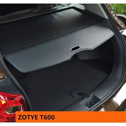 Rear Trunk Cargo Cover For ZOTYE T600 2014 2015 2016 2017 2018 High Qualit Security Shield Car Accessories Black Beige