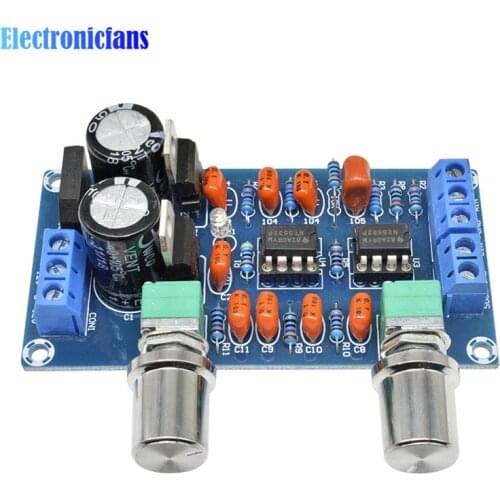 NE5532 Low Pass Filter Board Subwoofer Volume Control Board Amplifier Module 9-15V Filter Board Module