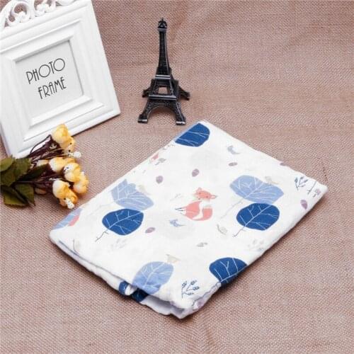 Soft Muslin Baby Wrap Swaddling Blanket Newborn Infant Swaddle Towel 120x120cm