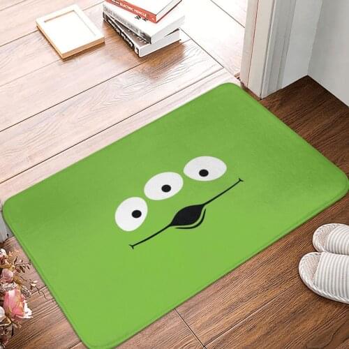 Toy Alien Doormat Carpet Mat Rug Polyester Anti-slip Floor Decor Bath Bathroom Kitchen Bedroom 40x60
