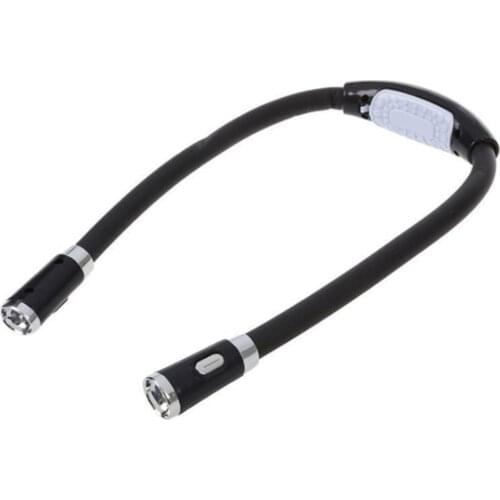 USB Reading Lamp High Quality Neck Book Light Rechargeable HandsFree Durable LED for Knitting Camping Repairing Lighting