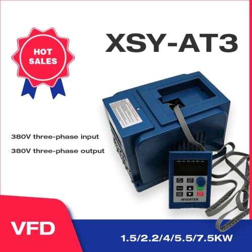 VFD AC 380V 4KW Variable Frequency Drive 3 Phase Speed Controller Inverter Motor VFD Inverter Frequency Converter