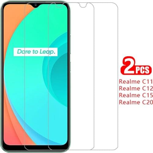 Protective tempered glass for realme c15 c11 c20 c12 screen protector on realmi c 15 11 20 12 15c 11c 20c 12c realmec15 reame 9h
