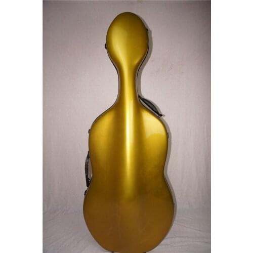 Yellow 4/4 New Hard Cello case fiberGlass strong black #31 carbon fibre black pink blue white
