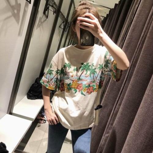 Women Tees Summer 2020 New Fashion O-Neck Short Sleeve Modern Lady Cotton T-Shirt