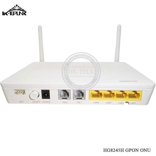 100% Original HG8245H ONT With 4GE+2PORT+VOICE+WIFI GPON OUN 2dbi English Firmware Cheapest Price