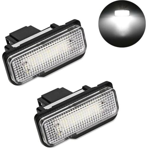 2PCS Car LED License Plate Lights For Mercedes W211 W203 5D W219 R171 No Error