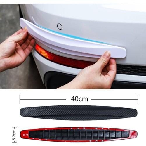 40x2.5CM Car Bumper Protector Corner Guard Anti-Scratch Strips Sticker Protection Body Protector Molding valance chin