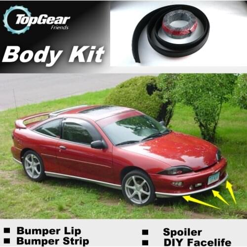 NOVOVISU Bumper Lip Lips For Chevrolet Cavalier 1995~2005 / Top Gear Shop Spoiler / TOPGEAR Recommend Body Kit + Strip