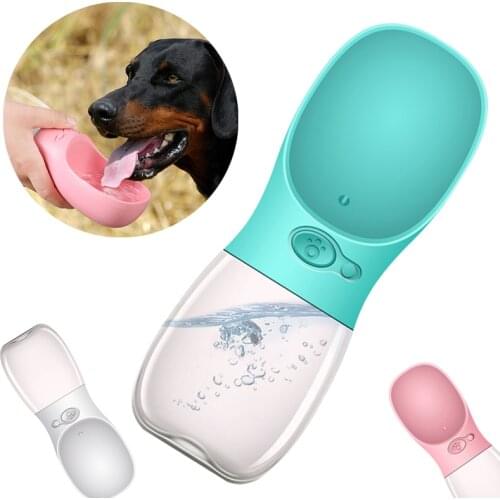 Pet Dog Water Bottle Portable Bottle for Small Medium Large Dog Leakage-proof Dogs Water Bottle Outdoor Water Bowl Pet Products