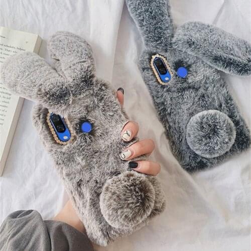 Cover Coque Rabbit Case for Huawei P40 P30 Pro P20 P10 P9 P8 Lite Plus Phone Bag Honor 10 Lite P Smart Z Plus 2019 2020