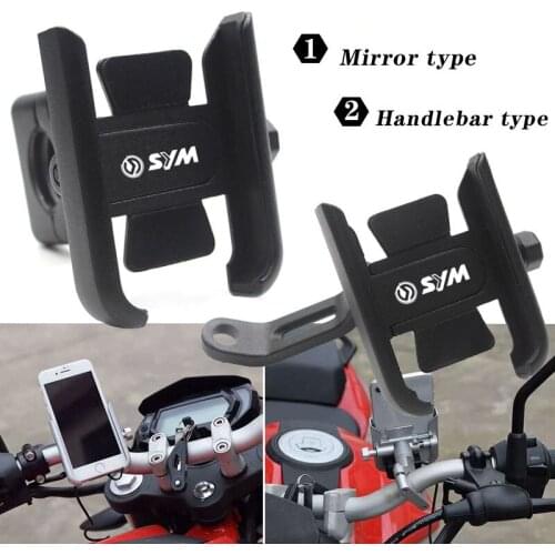 For SYM JP150 GR125 fiddle 3 FNX150 maxsym 400i 600i Motorcycle Accessories handlebar Mobile Phone Holder GPS stand bracket