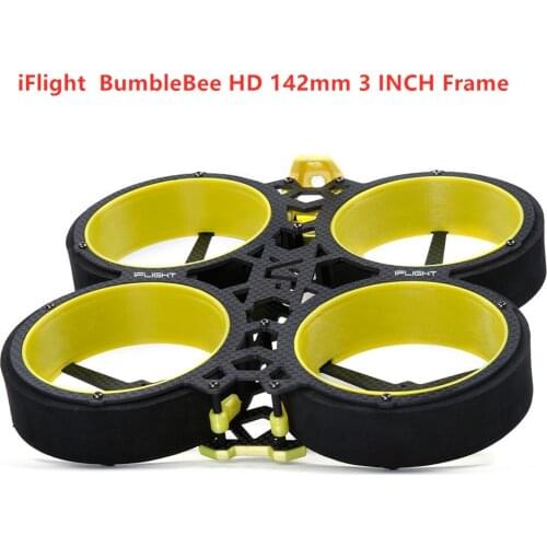 IFlight BumbleBee HD 3 inch 142mm FPV CineWhoop frame with 2mm arm/propeller compatible 3 inch propeller FPV Racing drone