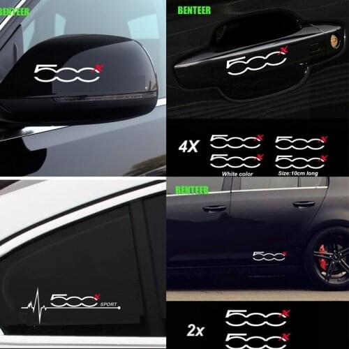 Car body sticker for fiat 500x