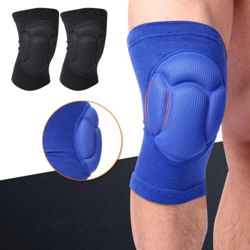 NEW 2Pcs Thick Kneepad Knee Brace Support Protector Football Volleyball Sports Pad
