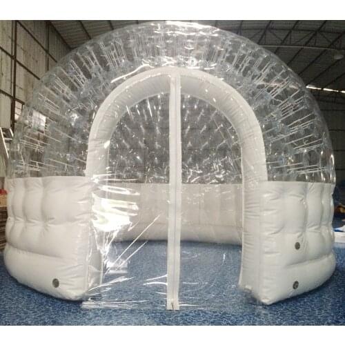 Transparent hot tub solar inflatable igloo use in winter Inflatable PVC dome for Hot Tub Spa
