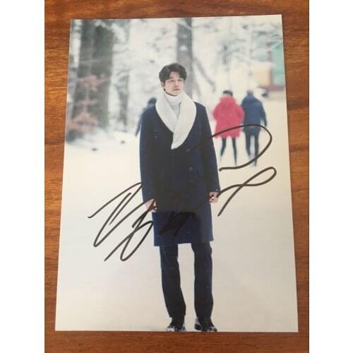 Hand signed Gong Yoo autographed photo 5*7 K-POP free shipping 092018dd